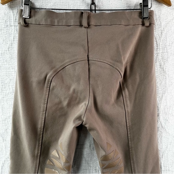 HR Farm Chron Light Equestrian Womens 28 Silicone Knee Patch Breeches Tan Pants - Picture 11 of 15